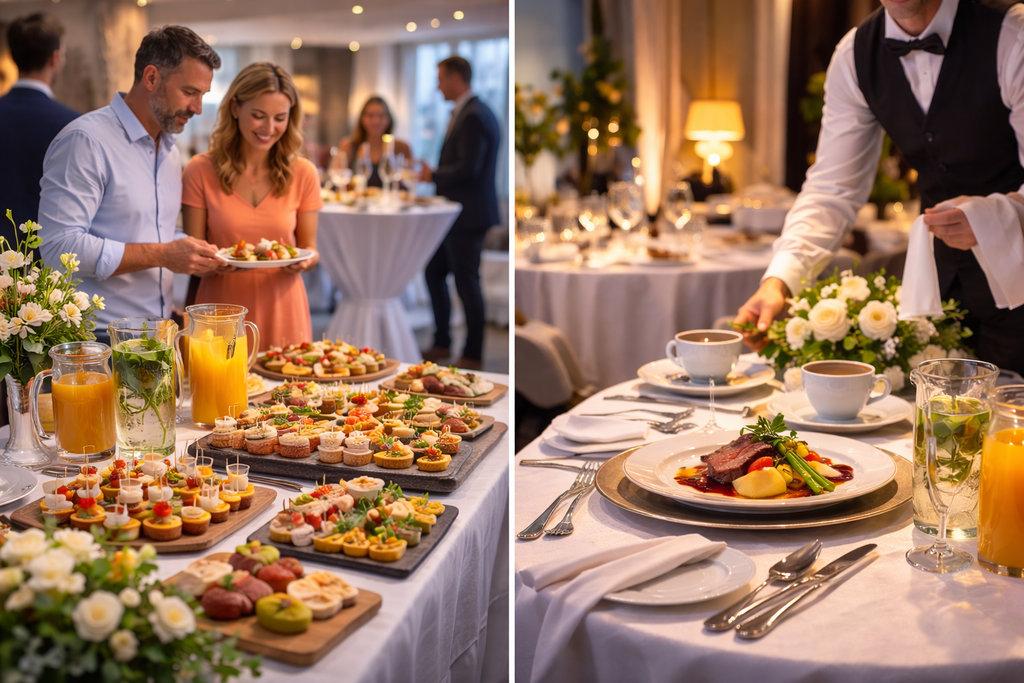 Как выбрать формат обслуживания: фуршет или банкет?