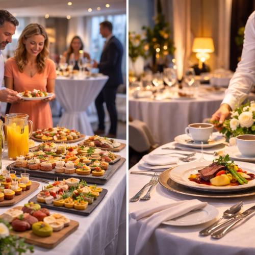Как выбрать формат обслуживания: фуршет или банкет?
