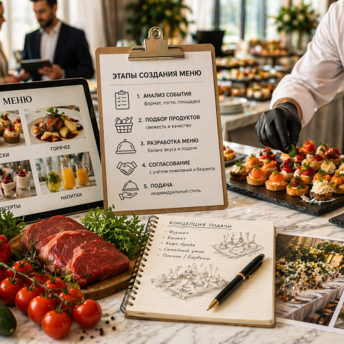 Организация кейтеринга «за кулисами»: сроки, команда и зоны ответственности